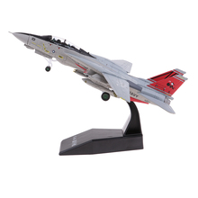 Avión de aviación de aleación de EE. UU. F14, modelo de avión de alta simulación de combate, modelo de avión fundido a presión, juguete de decoración para el hogar para regalo, 1:100 2024 - compra barato