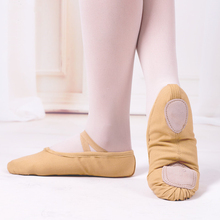 Ladies Professional Ballerina Flat Shoes For Dance Adult Ballet Pointe Dance Shoes Canvas Shoes Woman Split Sole Dancing Shoes 2024 - buy cheap