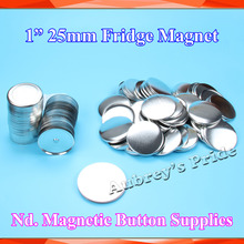 1" 25mm 100 Sets NEW Professional Fridge Dialog Box Nd. Magnet Metal Back Button Maker Supply Materials 2024 - buy cheap