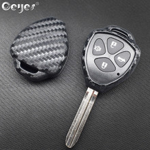 Ceyes Auto Styling Car Key Covers Case For Toyota Camry Crown Corolla Hilux Rav4 Protection Car Remote Fob 2 Shell Accessories 2024 - buy cheap