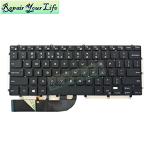 laptop keyboard for Dell 5510 M5510 XPS 15-9550-D1728 D1828T 15-7558 9560 7568 US English black backlit 0WDHC2 PK131BG1A01 2024 - buy cheap