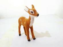 mini 9x11cm simulation sika deer hard model polyethylene&faux furs deer handicraft home decoration gift s1644 2024 - buy cheap