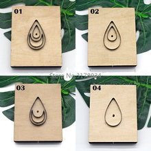 New Japan Steel Blade Rule Die Cut Steel Punch Teardrop Earrings Cutting Mold Wood Dies for Leather Cutter for Leather Crafts 2024 - buy cheap