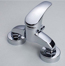 hot and cold water wall mounted chrome BRASS shower mixer faucet 2024 - buy cheap