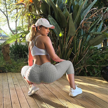 Calças de Yoga mulheres Empurrar Para Cima do Quadril Workout Leggings de Cintura Alta Elástico Fino Calças de Jogging Aptidão Esportivos Feminino 2024 - compre barato