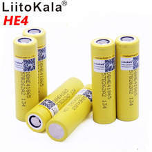 LiitoKala 18650  HE4 2500mAh Li-lon Battery 18650 3.7V Power Rechargeable batteries Max 20A,35A discharge 2024 - buy cheap
