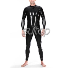 Suitop Super Value Latex rubber Classical catsuit with 3 ways back zip through crotch in stock items fast shipping 2024 - buy cheap