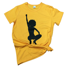 Camiseta con estampado de Power Girl para mujer, ropa de calle vintage de los 90, Camisetas estampadas para mujer, camisetas informales 2024 - compra barato