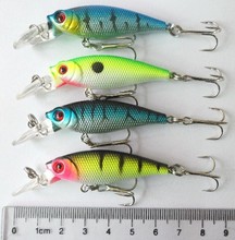 65mm Minnow Fishing Lure Crankbaits Bait 6.5cm 5G 8# hooks Hard bait Stick bait fishing lure 20pcs small mini crank 2024 - buy cheap