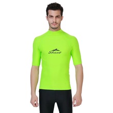 Sbart roupa de mergulho em lycra 4xl, roupas de mergulho curtas para homens, protetor solar, camiseta, surf, mergulho 2024 - compre barato