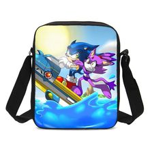 Bolsas de mensajero de Sonic para niños y mujeres, bolsos de hombro con dibujos animados de Anime, bolso cruzado escolar, 2020 2024 - compra barato