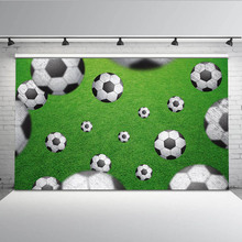 Фон для детской фотосъемки с изображением футбольного поля 2024 - купить недорого