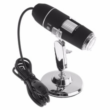 NEW High Quality 1600X 2MP USB 8 LEDs Electronic Digital Microscope Inspection Camera Magnifier with Metal Stand 2024 - buy cheap