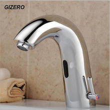 Automatic Sensor Faucet Hands Free Hot and Cold Water DC Dry Battery 6V Touch Free Sensor Faucet for Sink ZR1011 2024 - buy cheap