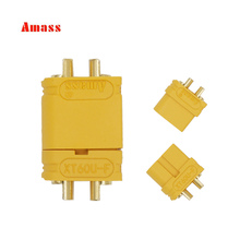 50pair/lot Amass RC Connector XT60U Male Female Bullet Connectors Plugs for RC Lipo Battery FPV Drone airplane car parts 20% off 2024 - buy cheap