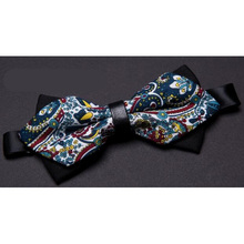SHIERXI Mens bow tie printing neck ties Rose floral wedding Parties bowtie noeud papillon homme mariage shirt Accessories 2024 - buy cheap