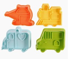 4pcs 3D Cars Transporatation Series Cake Baking Double Sugar Mold Cake Pastry Cookies Bakeweare Moulds Tools 2024 - buy cheap