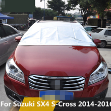 Visera solar para ventana de coche, aislamiento térmico, decoración Interior, para Suzuki SX4 s-cross, 2014-2016 2024 - compra barato