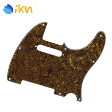 FLEOR 1PC 8 Hole TL Pickguard Scratch Plate with Screws Brown Pearl 4Ply for TL Style Guitar Parts 2024 - buy cheap