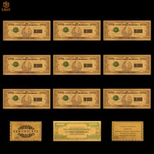 10PCS/Lot US 1918 Edition 10000 Dollar Money 24k Gold Foil Banknote Currency Paper Replica Banknote Collections Gift 2024 - buy cheap