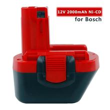 Аккумуляторная батарея для инструментов Bosch, 12 В, 2000 мАч, Ni-CD, 2,0 Ач, для Bosch BAT043, BTA120, 26073, 35430, 3360, 3455, BAT139, PSB, 12 VE-2 2024 - купить недорого