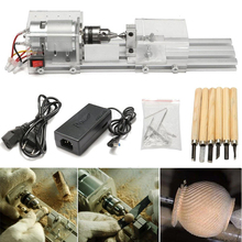 1set   80W 24V Mini Lathe Beads Machine Polisher Table Woodworking Wood DIY Tools Set 2024 - buy cheap