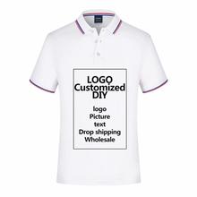 Verão de algodão de manga curta camisa polo masculina impressão camisa feminina casual design engraçado próprio camisa para senhora meninas topo t roupas masculinas 2024 - compre barato