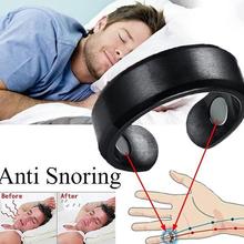 Anti Snoring Open Ring Snore Stopper Sleeping Treatment Magnetic Therapy Band anti snoring anti-snoring from snore stopper 2024 - buy cheap