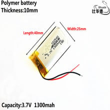 Liter energy battery Good Qulity 3.7V,1300mAH 102540 Polymer lithium ion / Li-ion battery for tablet pc BANK,GPS,mp3,mp4 2024 - buy cheap