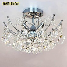 Modern Crystal Chandelier Living Room Decoration LED Chandeliers Home Lighting Indoor Lamp 2024 - buy cheap