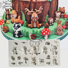 Yueyue Sugarcraft Animal Silicone mold fondant mold cake decorating tools chocolate mold 2024 - buy cheap