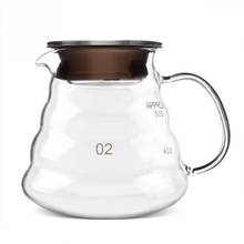 600ml Heat Resistant Glass Hand Drip Coffee Pot Coffee Server Kettle Coffee Maker Teapot 2024 - buy cheap