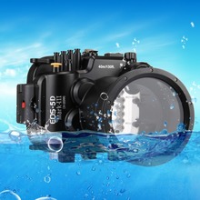 Чехол PULUZ для подводной съемки на глубину 40 м, водонепроницаемый корпус для камеры Canon EOS-5D Mark III 2024 - купить недорого