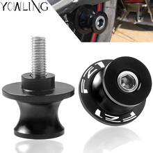 Motorcycle Accessories Swingarm Spools slider M6 stand screws FOR YAMAHA FZ1 2009 2010 2011 2012 2013 2014 2015 2016 2018 2019 2024 - buy cheap