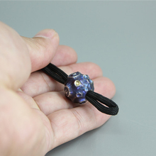 1PC Meteorite Shape Titanium Alloy Knife Beads Lanyard Pendant Bracelet Necklace DIY Decorative Accessories Pendant EDC Tool 2024 - buy cheap