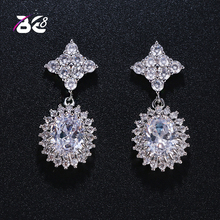 Be 8 Bridal Crystal Wedding Earrings for Brides, Lovely CZ Water Drop Earring Jewelry Earrings  E383 2024 - buy cheap