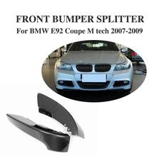 1 пара, передний бампер из углеродного волокна для BMW 3 серии E92 Coupe M-Sport 2007-2009 2024 - купить недорого