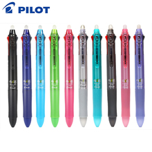 2 peças caneta de gel piloto frixion 3 em 1 apagável canetas 3 cores 0.5mm embutida 0.38mm cores japonesas 2024 - compre barato