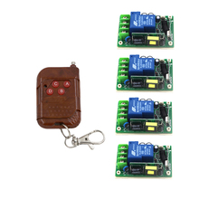 Interruptor de controle remoto sem fio inteligente sku: 110v 30a com transmissor e receptor de relé de bloqueio automático 2024 - compre barato