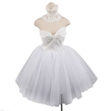 [Wamami] vestido de princesa elegante branco para 400 #, para msd, dod, aod, bonecas, bjd 2024 - compre barato