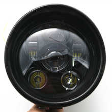 5 3/4" 5.75Inch LED Headlamp Trim Ring LED Headlight Visor Type for Sportster Dyna FLSTSB and FXS 2024 - buy cheap