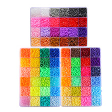 NEW 72 colors 39000pcs Perler Toy Kit 5mm 2.6mm Hama beads 3D Puzzle DIY  Toy Kids Creative Handmade Craft Toy Gift