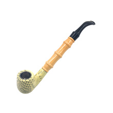 Fashionable Plaid Pipe Smoking Marijuana, Tobacco Long Box Packaging, Filtering Effect, Easy To Use, Wood Pipe Smoking Pipe 2024 - buy cheap