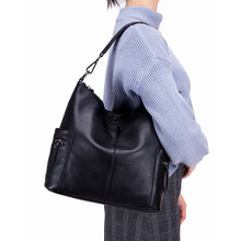 Fashion brand large shoulder bag female litchi pattern genuine leather handbag luxury designer women casual tote bags sac main 2024 - buy cheap