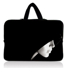 Negro con capucha Lady Soft Netbook Laptop manga bolsa 7 10 12 13 14 15,4 15,6 17,3 funda para portátil para Macbook Pro/Air 13,3 "# 2024 - compra barato