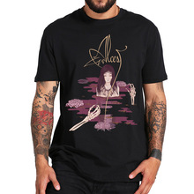 Alcest, футболка, альбом Кодама, Романтическая футболка, черная металлическая лента, принт логотипа, топы, Homme, мягкая, повседневная, европейский размер, 100% хлопок, футболка 2024 - купить недорого