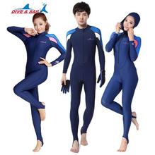 Brand UPF 50+ Lycra Swim stinger suit Dive skin Snorkeling Surf Waterski anti-uv wear 2 piece Full body with caps hood Men Women 2024 - buy cheap