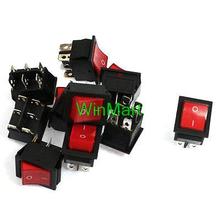 10 x Red 16A/250V 20A/125V DPDT On-On 6 Pin Boat Rocker Switches 2024 - buy cheap