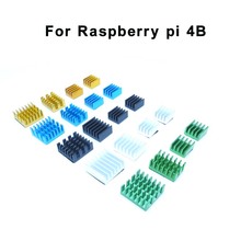 4pcs For Raspberry Pi 4B Aluminum Heatsink Radiator Cooler Kit for Raspberry Pi 4B 2024 - buy cheap