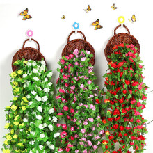 Искусственная Свадебная гирлянда из искусственных цветов, 7,54 фута 2024 - купить недорого